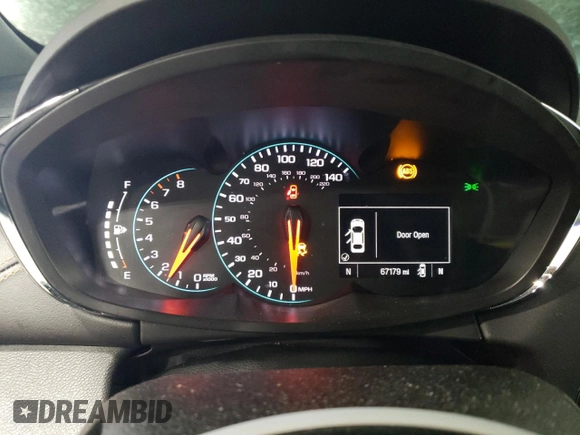 2018 Chevrolet Trax Premier with VIN 3GNCJRSB3JL207913, listed as a Copart auction lot 48012945 with 67,179 mi miles and Salvage Title. Bid and sale history available at carsss.com. Image 9.