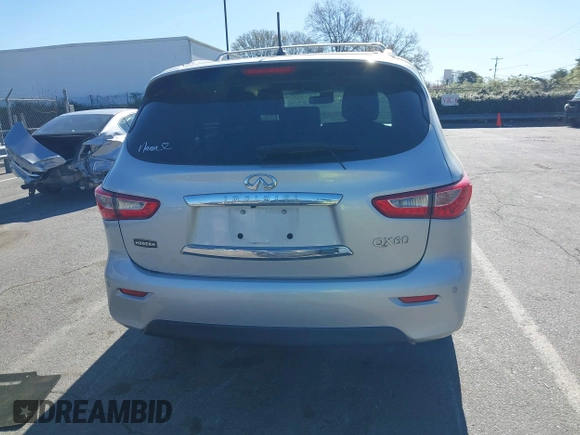 2015 Infiniti QX60 with VIN 5N1AL0MN0FC502107, listed as a IAAI auction lot 41793449 with 180,961 mi miles. Bid and sale history available at carsss.com. Image 16.
