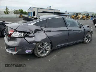 2018 Honda Clarity Plug-In Hybrid Touring with VIN JHMZC5F34JC021221, listed as a Copart auction lot 53005295 with 0 mi miles and Salvage Title. Bid and sale history available at carsss.com. Image 3.