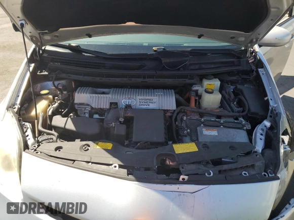 2013 Toyota Prius One with VIN JTDKN3DU3D5559012, listed as a Copart auction lot 48163655 with 0 mi miles and Salvage Title. Bid and sale history available at carsss.com. Image 11.