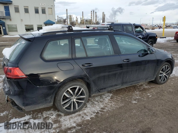 2017 Volkswagen Golf SportWagen SE with VIN 3VWC17AU1HM509704, listed as a Copart auction lot 83662574 with 176,875 mi miles and Salvage Title. Bid and sale history available at carsss.com. Image 3.