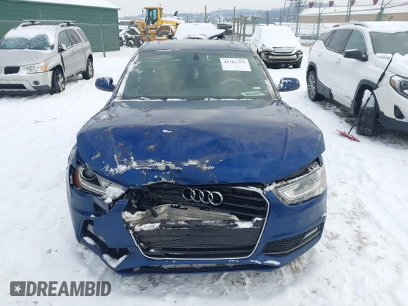 2015 Audi A4 Premium Plus with VIN WAUFFAFL3FN014015, listed as a IAAI auction lot 41362315 with 122,887 mi miles. Bid and sale history available at carsss.com. Image 12.