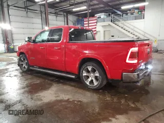 2019 Ram 1500 Laramie with VIN 1C6SRFDT1KN609441, listed as a Copart auction lot 88951085 with 98,922 mi miles and Salvage Title. Bid and sale history available at carsss.com. Image 2.