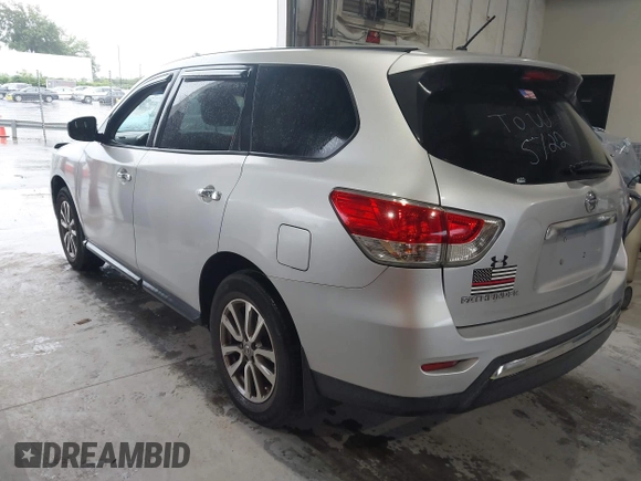 2014 Nissan Pathfinder S z VIN 5N1AR2MN2EC647156, wystawiony jako IAAI lot #42355519 z przebiegiem 120 421 mil mil oraz . Historia ofert i sprzedaży dostępna na DreamBid. Obrazek 3.