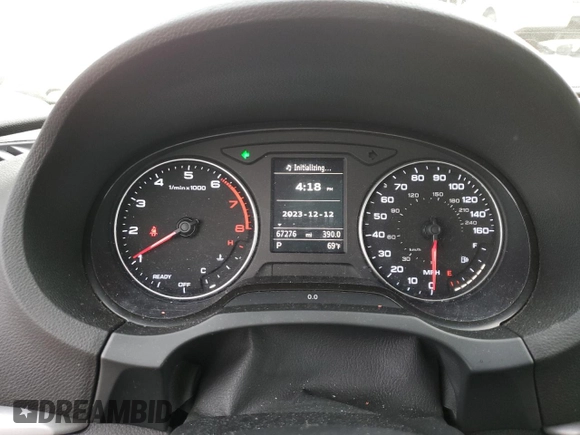 2016 Audi A3 2.0T Premium with VIN WAUB8GFF9G1013658, listed as a Copart auction lot 80048733 with 67,267 mi miles. Bid and sale history available at carsss.com. Image 9.