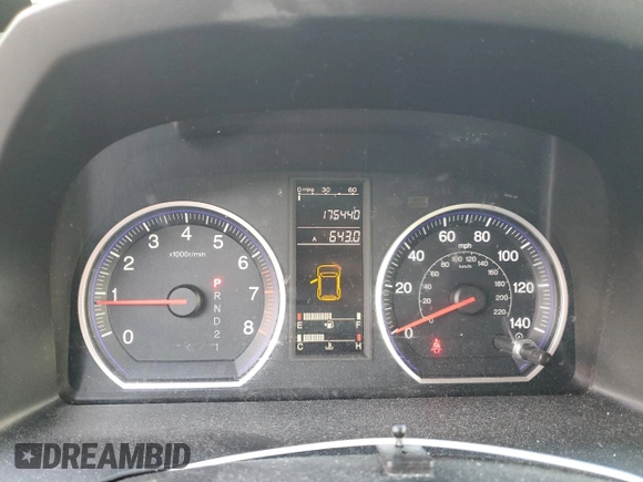 2009 Honda CR-V LX with VIN 5J6RE48399L015990, listed as a Copart auction lot 85328764 with 175,440 mi miles and Salvage Title. Bid and sale history available at carsss.com. Image 9.