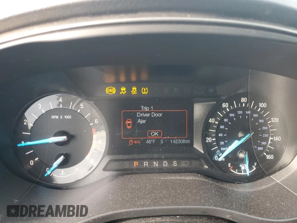 2017 Ford Fusion SE with VIN 3FA6P0H96HR122467, listed as a Copart auction lot 50746185 with 142,308 mi miles and Salvage Title. Bid and sale history available at DreamBid. Image 9.