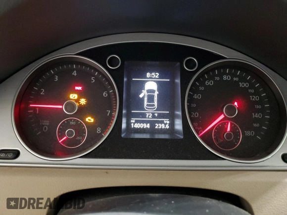 2013 Volkswagen CC Sport with VIN WVWAP7AN2DE557522, listed as a Copart auction lot 75722064 with 140,094 mi miles and Non Repairable. Bid and sale history available at carsss.com. Image 9.