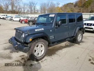 2018 Jeep Wrangler JK Unlimited Sport S with VIN 1C4BJWDG1JL896390, listed as a Copart auction lot 78167144 with 114,813 mi miles and Salvage Title. Bid and sale history available at carsss.com. Image 1.
