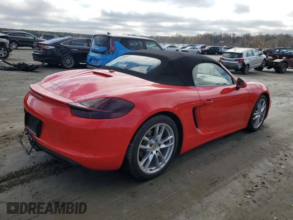 2013 Porsche Boxster S with VIN WP0CB2A85DS133399, listed as a Copart auction lot 79243854 with 67,025 mi miles and Salvage Title. Bid and sale history available at carsss.com. Image 3.