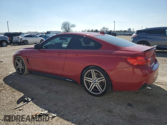 2015 BMW 4 Series 435i with VIN WBA3R1C53FK193111, listed as a Copart auction lot 43290685 with 114,213 mi miles and Salvage Title. Bid and sale history available at DreamBid. Image 2.