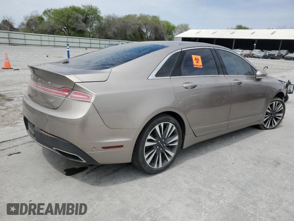 2019 Lincoln MKZ Reserve II z VIN 3LN6L5E99KR633939, wystawiony jako Copart lot #50454485 z przebiegiem Nie podano mil oraz Szkoda całkowita • Salvage title. Historia ofert i sprzedaży dostępna na DreamBid. Obrazek 3.