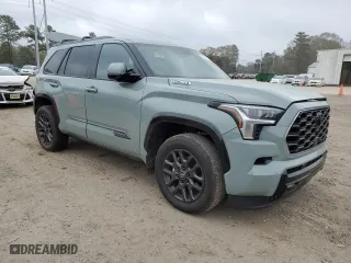 2025 Toyota Sequoia SR5 with VIN 7SVAAABAXSX054239, listed as a Copart auction lot 49267045 with 4,118 mi miles and Salvage Title. Bid and sale history available at carsss.com. Image 4.
