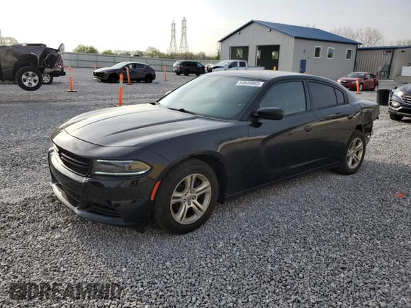 2016 Dodge Charger SE with VIN 2C3CDXBG1GH109405, listed as a Copart auction lot 54844865 with 118,136 mi miles and Salvage Title. Bid and sale history available at carsss.com. Image 1.