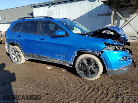 2018 Jeep Cherokee Latitude with VIN 1C4PJLCB5JD544613, listed as a Copart auction lot 47477085 with 114,263 mi miles and Salvage Title. Bid and sale history available at carsss.com. Image 4.