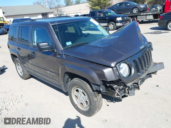 2015 Jeep Patriot Sport with VIN 1C4NJRBB6FD408803, listed as a IAAI auction lot 41808339 with 79,631 mi miles and . Bid and sale history available at carsss.com. Image 1.