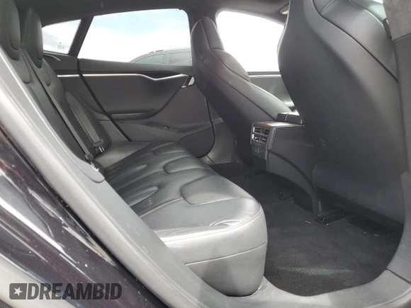 2017 Tesla Model S 100D with VIN 5YJSA1E22HF192735, listed as a Copart auction lot 54875055 with 100,537 mi miles and Salvage Title. Bid and sale history available at carsss.com. Image 10.