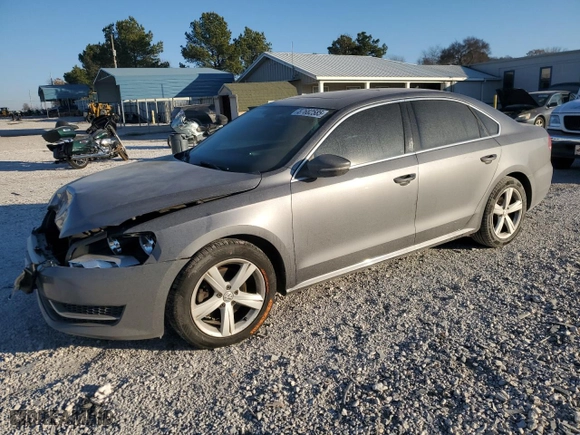 2012 Volkswagen Passat SE with VIN 1VWBH7A33CC044187, listed as a Copart auction lot 87682585 with 138,176 mi miles and Clean Title. Bid and sale history available at carsss.com. Image 1.