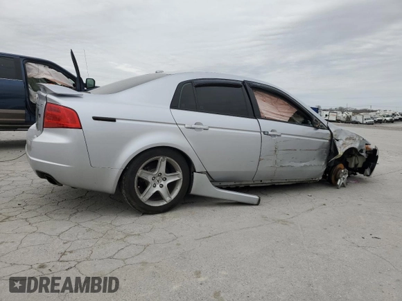 2004 Acura TL with VIN 19UUA66234A008251, listed as a Copart auction lot 47762785 with 122,208 mi miles and Salvage Title. Bid and sale history available at carsss.com. Image 3.