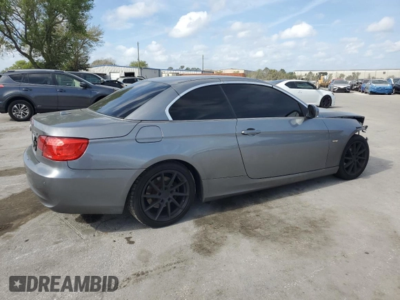 2013 BMW 3 Series 328i with VIN WBADW7C53DE732290, listed as a Copart auction lot 47368515 with 62,930 mi miles and Salvage Title. Bid and sale history available at carsss.com. Image 3.