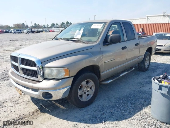 2005 Dodge Ram 1500 SLT with VIN 1D7HA18N05J576863, listed as a IAAI auction lot 41834020 with 1 mi miles. Bid and sale history available at carsss.com. Image 2.