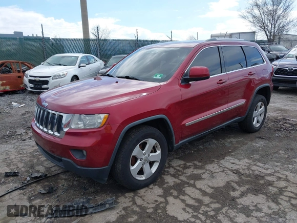 2012 Jeep Grand Cherokee Laredo with VIN 1C4RJFAG7CC221682, listed as a IAAI auction lot 41881922 with 218,762 mi miles. Bid and sale history available at carsss.com. Image 21.