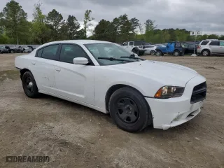 2014 Dodge Charger Police with VIN 2C3CDXAT8EH132983, listed as a Copart auction lot 52915705 with 234,573 mi miles and Salvage Title. Bid and sale history available at carsss.com. Image 4.