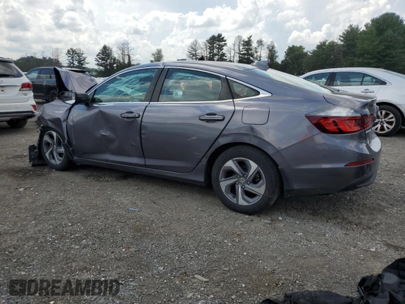 2020 Honda Insight EX with VIN 19XZE4F54LE012487, listed as a Copart auction lot 63111605 with Not provided miles and Salvage title. Bid and sale history available at DreamBid. Image 2.