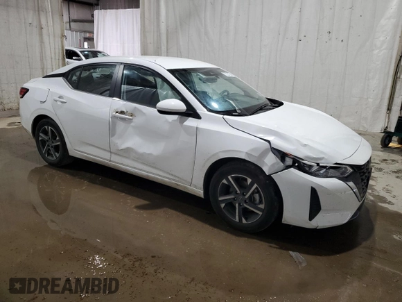 2025 Nissan Sentra SV z VIN 3N1AB8CV0SY305546, wystawiony jako Copart lot #60646845 z przebiegiem 12 345 mil mil oraz Czysty tytuł • Clean title. Historia ofert i sprzedaży dostępna na DreamBid. Obrazek 4.