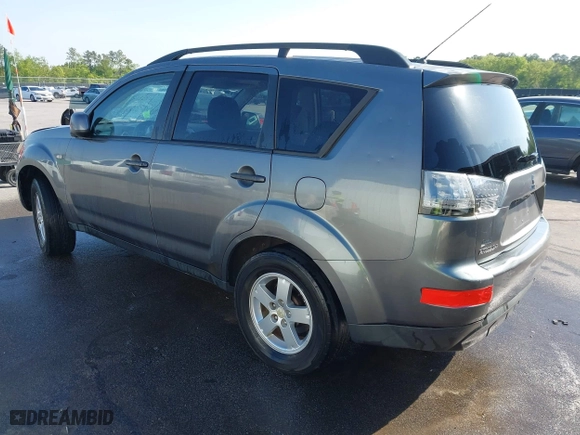 2007 Mitsubishi Outlander LS with VIN JA4MT31X27U015019, listed as a IAAI auction lot 41967034 with 287,541 mi miles. Bid and sale history available at carsss.com. Image 3.