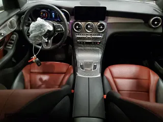 2021 Mercedes-Benz GLC with VIN W1N0G8EB5MV311395, listed as a Copart auction lot 51455575 with 25,270 mi miles and Salvage Title. Bid and sale history available at carsss.com. Image 8.