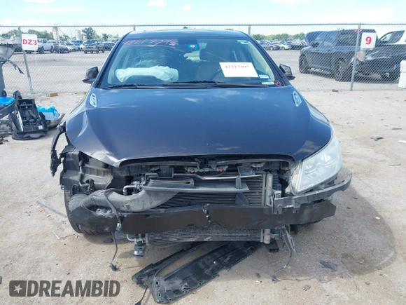 2013 Buick LaCrosse Premium 1 with VIN 1G4GF5E38DF197317, listed as a IAAI auction lot 42217095 with 202,520 mi miles and . Bid and sale history available at DreamBid. Image 6.