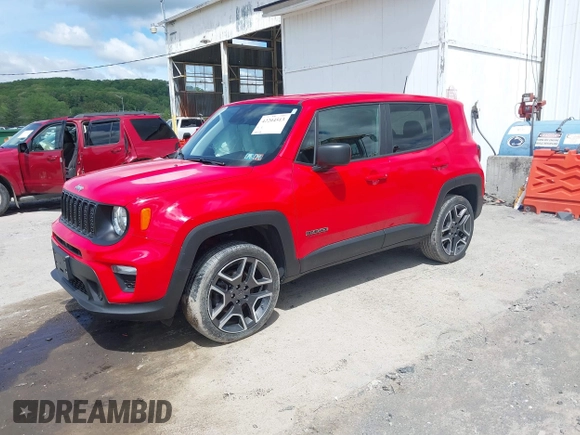 2020 Jeep Renegade Sport z VIN ZACNJBAB0LPM08654, wystawiony jako IAAI lot #42204513 z przebiegiem 46 312 mil mil oraz . Historia ofert i sprzedaży dostępna na DreamBid. Obrazek 17.