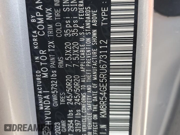 2024 Hyundai Palisade Limited z VIN KM8R54GE5RU673112, wystawiony jako Copart lot #53833465 z przebiegiem 49 108 mil mil oraz Szkoda całkowita • Salvage title. Historia ofert i sprzedaży dostępna na DreamBid. Obrazek 13.