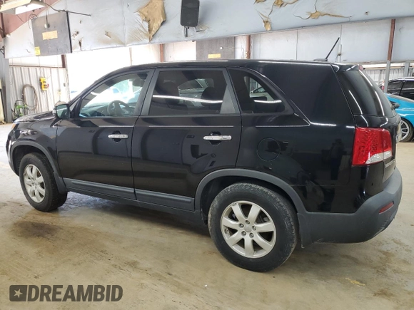 2013 Kia Sorento LX with VIN 5XYKT4A19DG387680, listed as a Copart auction lot 72417584 with 168,852 mi miles and Clean title. Bid and sale history available at DreamBid. Image 2.