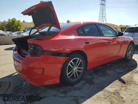 2019 Dodge Charger SXT with VIN 2C3CDXJG7KH542298, listed as a Copart auction lot 75131744 with 68,638 mi miles and Salvage Title. Bid and sale history available at DreamBid. Image 3.