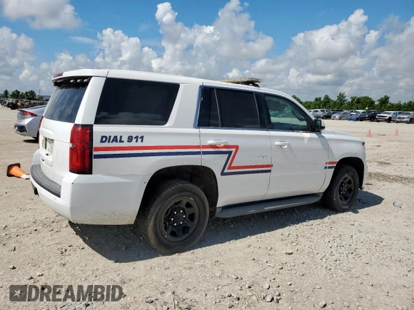 2015 Chevrolet Tahoe Commercial with VIN 1GNLC2EC4FR590119, listed as a Copart auction lot 62159795 with 93,021 mi miles and Salvage title. Bid and sale history available at DreamBid. Image 3.