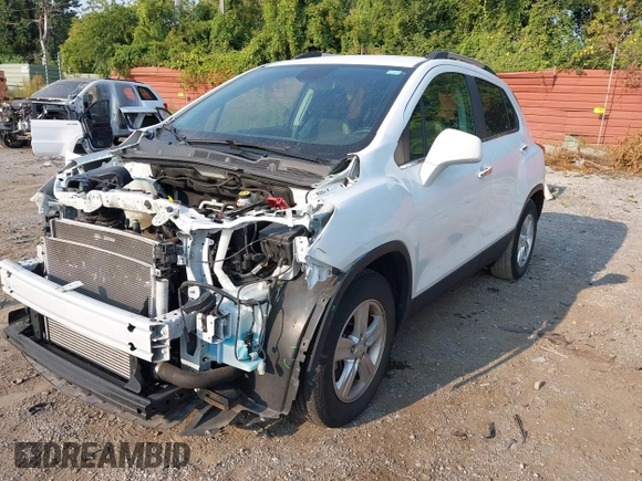 2020 Chevrolet Trax LT with VIN KL7CJLSBXLB073148, listed as a IAAI auction lot 40321540 with 53,972 mi miles and . Bid and sale history available at DreamBid. Image 19.