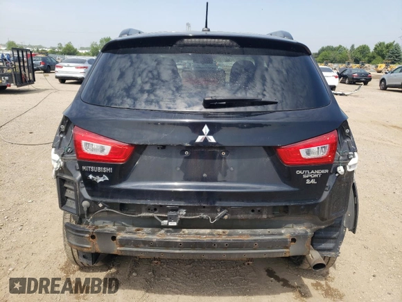 2015 Mitsubishi Outlander GT with VIN 4A4AR4AW3FE025256, listed as a Copart auction lot 59596475 with 110,952 mi miles and Salvage title. Bid and sale history available at DreamBid. Image 6.