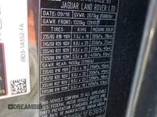 2019 Jaguar I-Pace HSE z VIN SADHD2S19K1F63657, wystawiony jako Copart lot #57858324 z przebiegiem 67 648 mil mil oraz Szkoda całkowita • Salvage title. Historia ofert i sprzedaży dostępna na DreamBid. Obrazek 14.