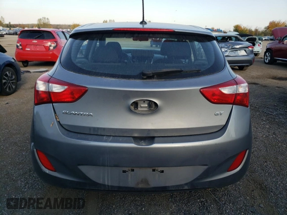 2016 Hyundai Elantra GT with VIN KMHD35LH0GU271128, listed as a Copart auction lot 76680454 with 130,536 mi miles and Salvage Title. Bid and sale history available at carsss.com. Image 6.
