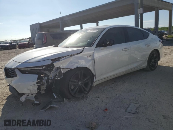 2023 Acura Integra w/A-Spec Package with VIN 19UDE4H34PA002414, listed as a Copart auction lot 73917954 with 2,171 mi miles and Salvage Title. Bid and sale history available at carsss.com. Image 1.