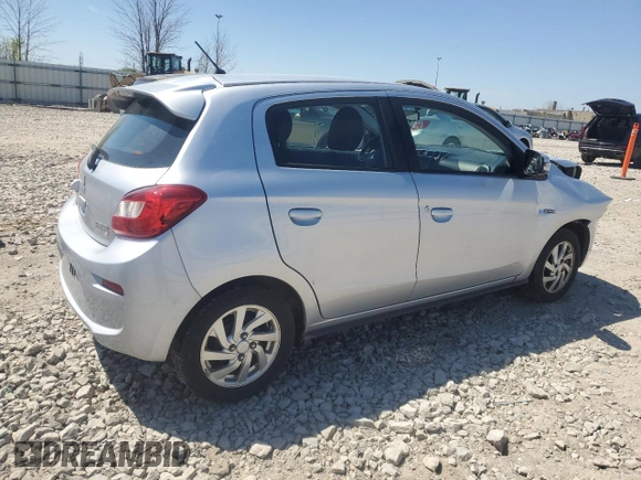 2018 Mitsubishi Mirage SE with VIN ML32A4HJ7JH013294, listed as a Copart auction lot 55929195 with 120,507 mi miles and Clean title. Bid and sale history available at DreamBid. Image 3.