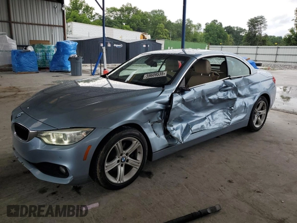 2014 BMW 4 Series 428i with VIN WBA3V7C52EJ872726, listed as a Copart auction lot 59609535 with 144,900 mi miles and Clean title. Bid and sale history available at DreamBid. Image 1.