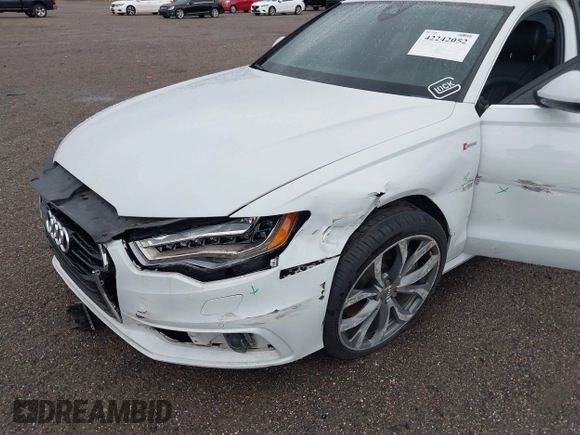 2013 Audi A6 Prestige with VIN WAUHGAFC2DN153202, listed as a IAAI auction lot 42242052 with 163,295 mi miles and . Bid and sale history available at DreamBid. Image 6.