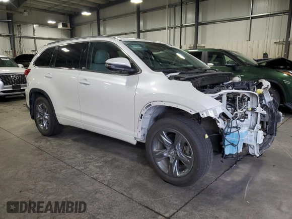 2018 Toyota Highlander Limited with VIN 5TDDZRFH1JS818134, listed as a Copart auction lot 61912885 with 69,183 mi miles and Salvage title. Bid and sale history available at DreamBid. Image 4.