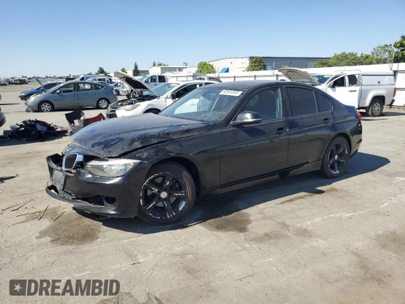 2014 BMW 3 Series 328i with VIN WBA3C1C5XEK106904, listed as a Copart auction lot 60565595 with 91,576 mi miles and Salvage title. Bid and sale history available at DreamBid. Image 1.