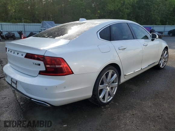 2017 Volvo S90 Inscription with VIN YV1A22ML0H1015015, listed as a Copart auction lot 49673973 with 70,257 mi miles. Bid and sale history available at carsss.com. Image 3.