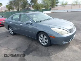 2005 Lexus ES 330 with VIN JTHBA30G455125841, listed as a IAAI auction lot 41991601 with 188,803 mi miles. Bid and sale history available at carsss.com. Image 1.