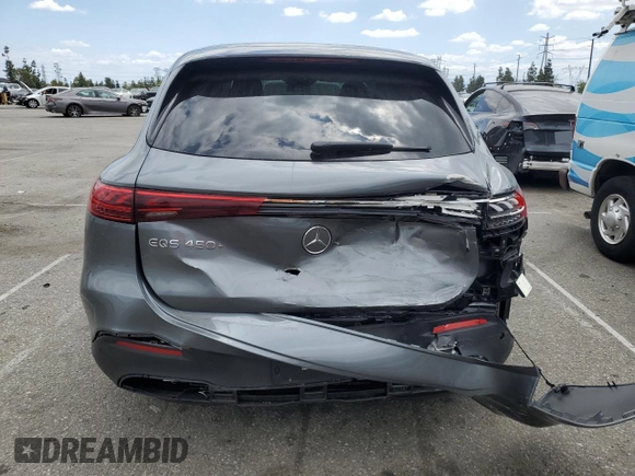 2023 Mercedes-Benz EQS 450+ z VIN 4JGDM2DB4PA008891, wystawiony jako Copart lot #53837585 z przebiegiem 24 325 mil mil oraz Szkoda całkowita • Salvage title. Historia ofert i sprzedaży dostępna na DreamBid. Obrazek 6.